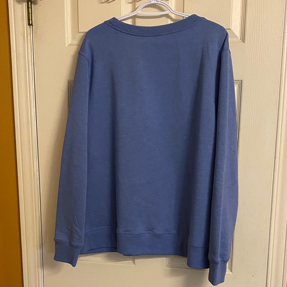 Amazon Essentials Classic Blue Crewneck Sweater - Picture 3 of 4